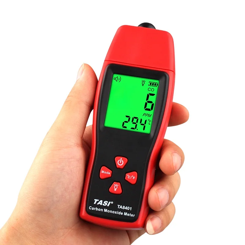 TA8401 детектор угарного газа Диапазон измерения 1 ~ 1000 (PPM) со Тестер CO утечки