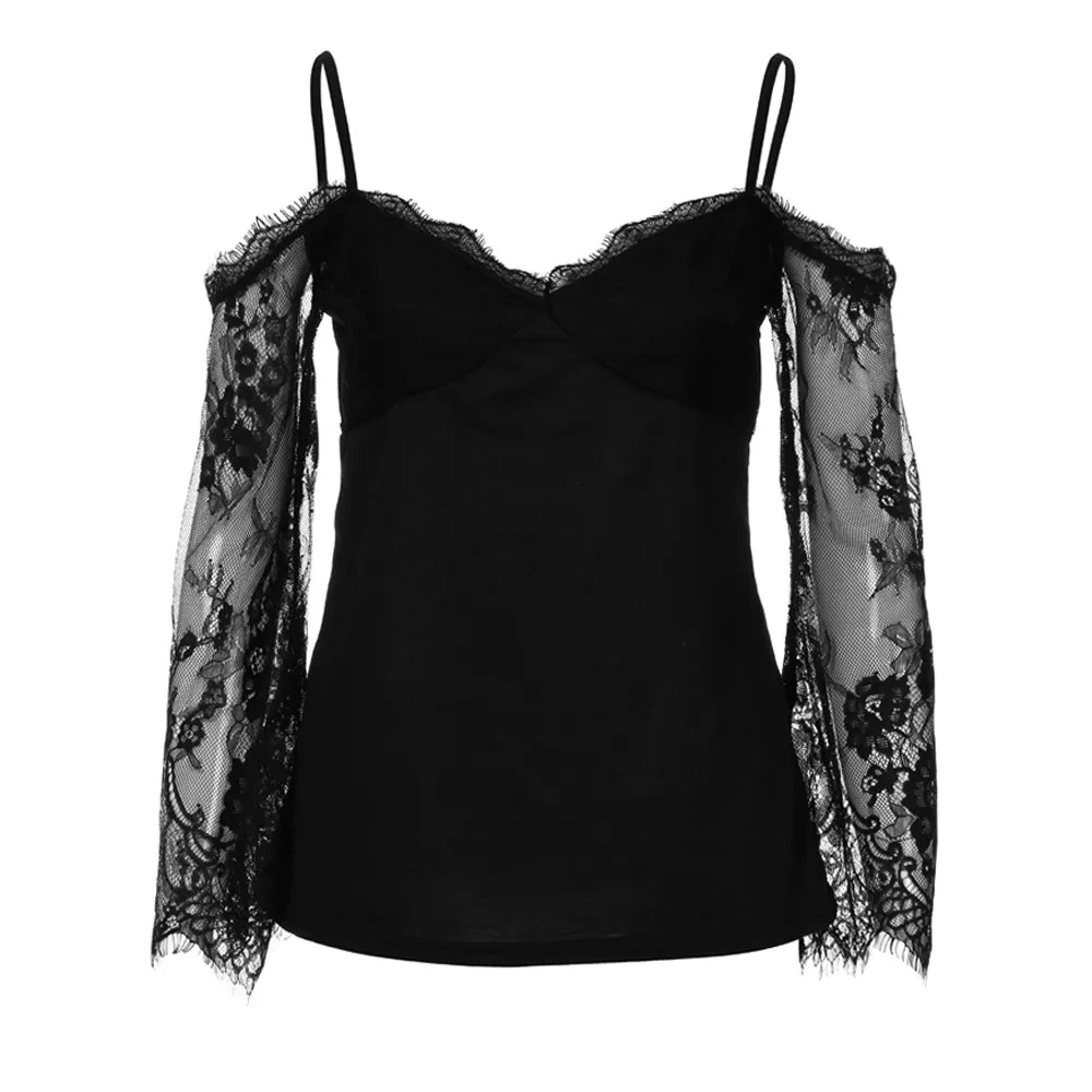 Женская обувь с открытыми плечами размера плюс 5xl кружевная блузка рубашки для