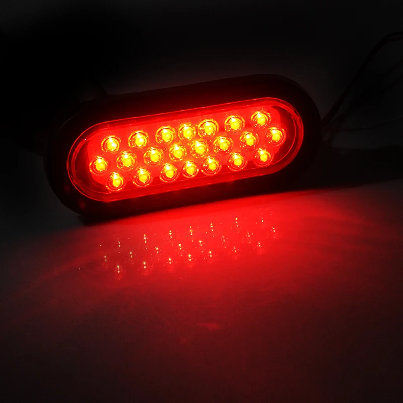 1 пара 6 &quotавтомобиль грузовик 22LED прицеп маркер хвост светильник заподлицо