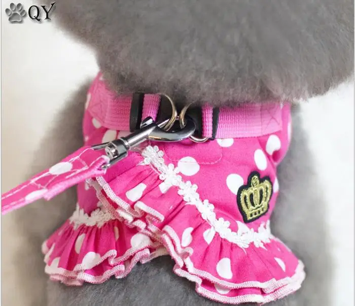 Кружевной поводок для собак Поводок кошек мягкий материал хлопковые поводки