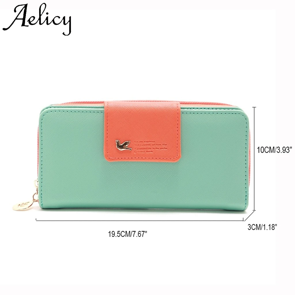 Aelicy женский модный клатч для девушек женские кошельки длинная сумочка на молнии