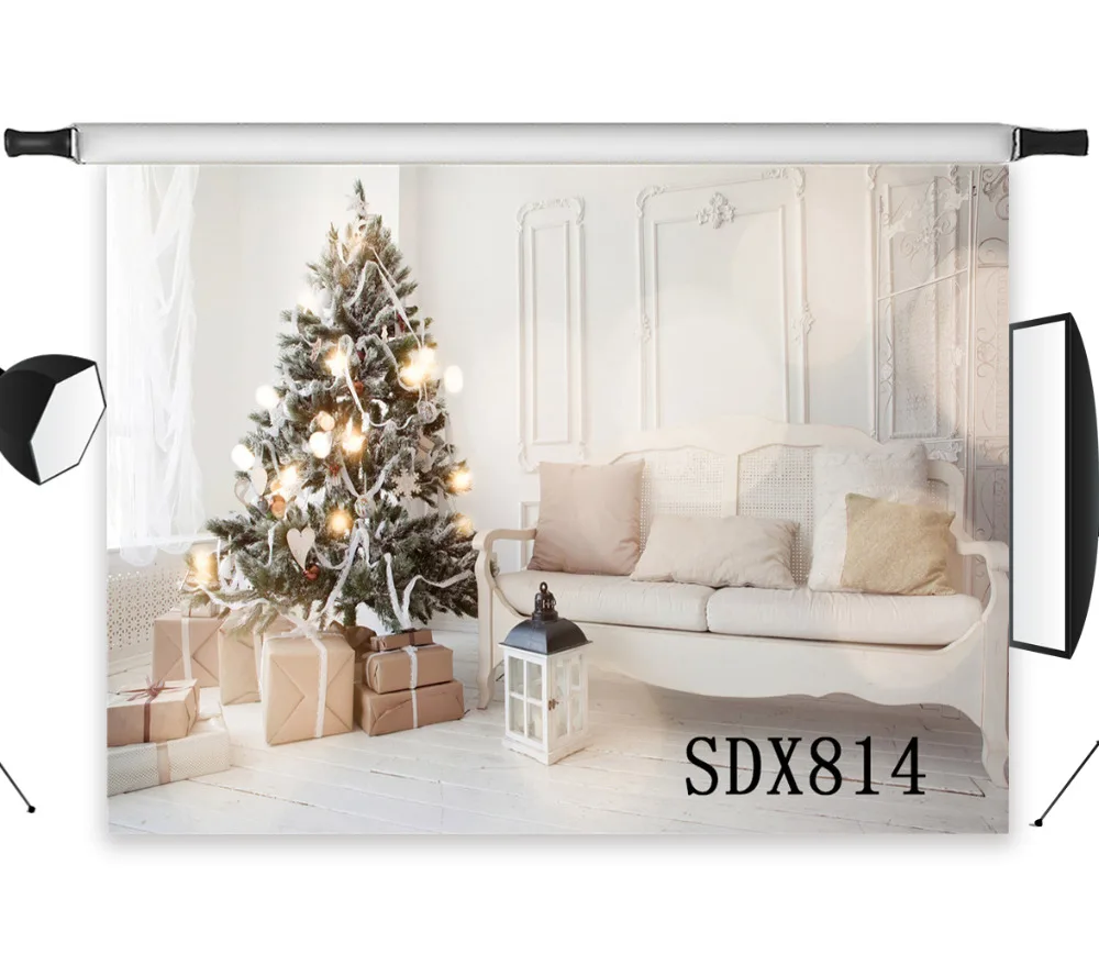 LB полиэстер и винил Рождественская елка подарки простой стиль фоны для