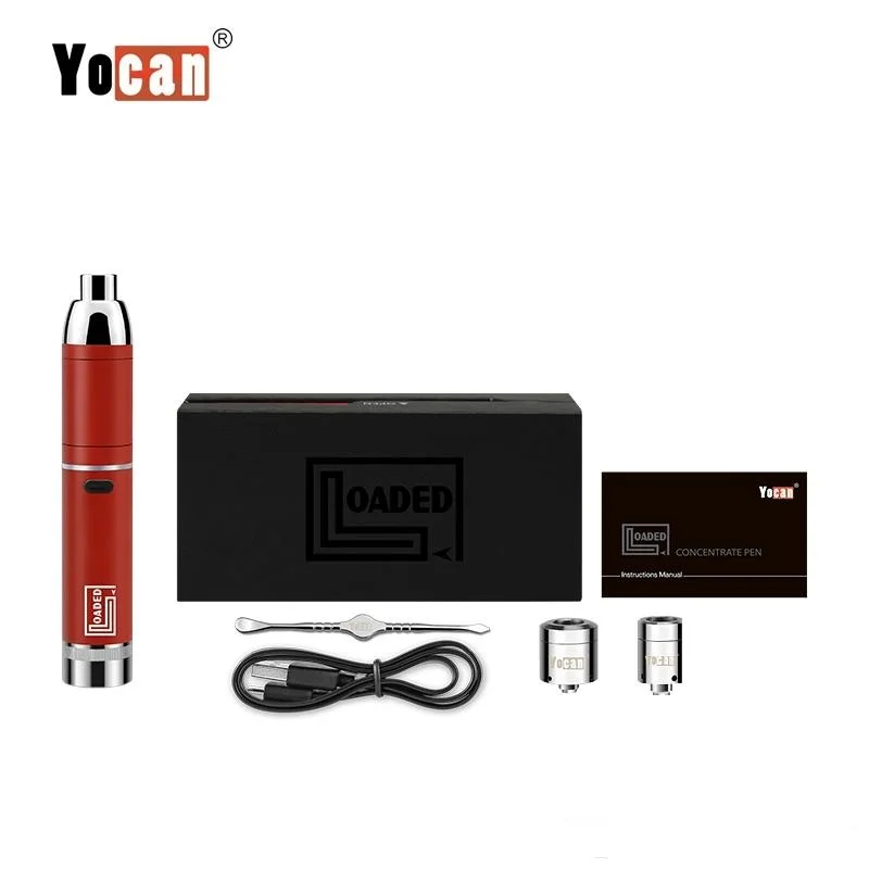 Набор для вейпа Yocan Wax Dab с аккумулятором 1400 мАч QUAD и катушкой QDC атомайзер