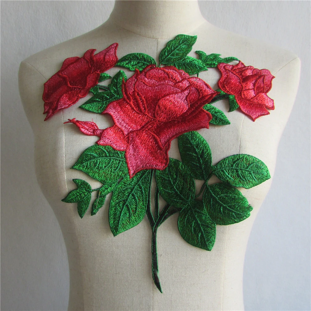 Новый стиль ремесло воротник Венеция блесток цветочные вышитые декоративная