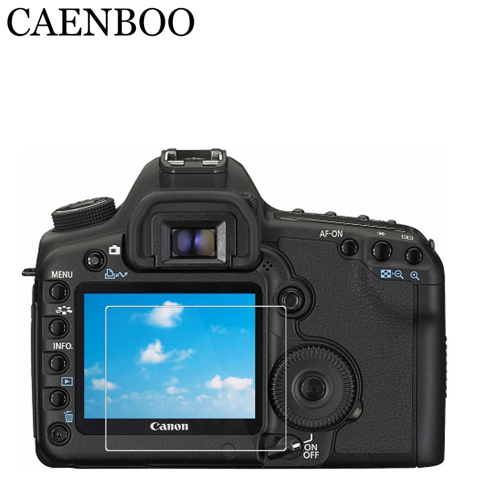 CAENBOO Screen Protector HD LCD Guard For Canon EOS 5D Mark2 Mark II 5D2 Curved Edge Tempered Glass Film DSLR Camera 1854 | Электроника