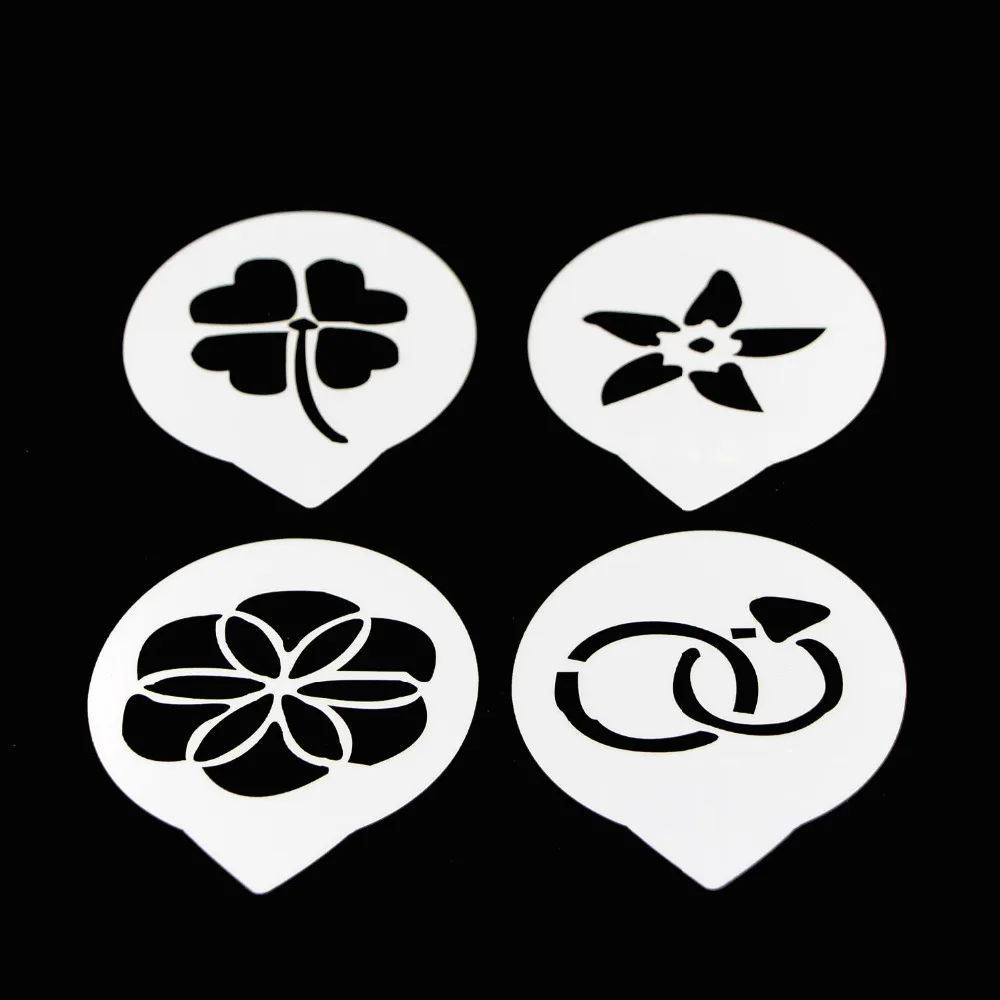 4 шт./лот пластиковые силиконовые формы для тортов кондитерские инструменты