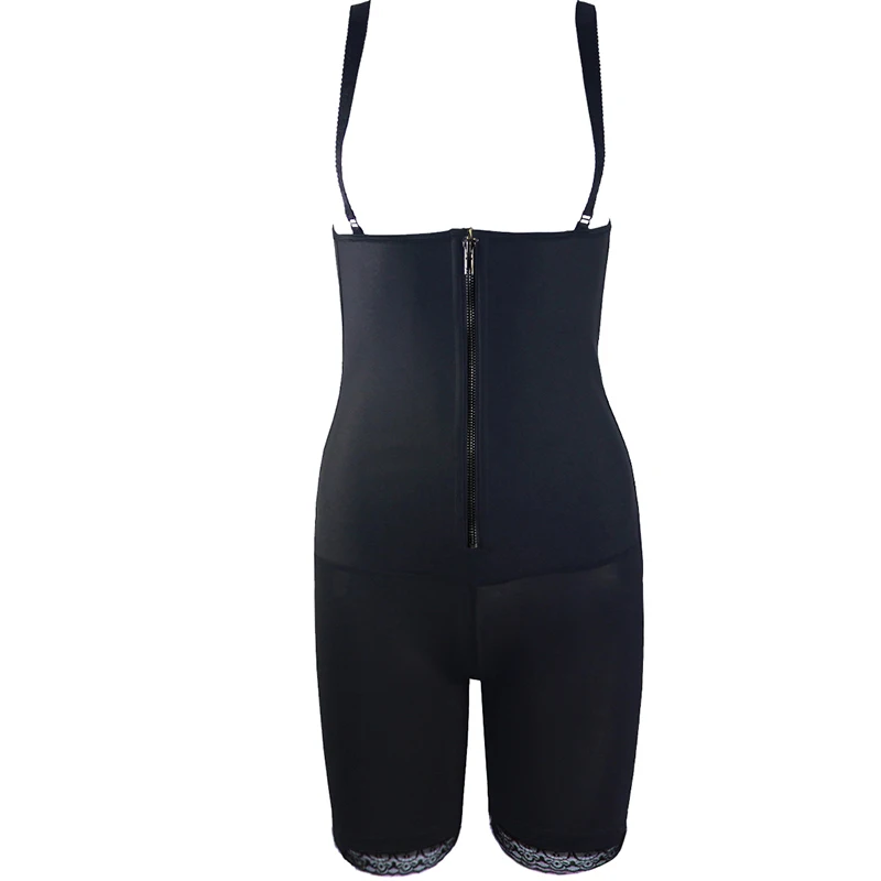 Plus Size XS-3XL Women's Butt Lifter Thigh Slimming Cinchers Sexy Color Black Underbust Corset Powernet Shapewear Body Shaper