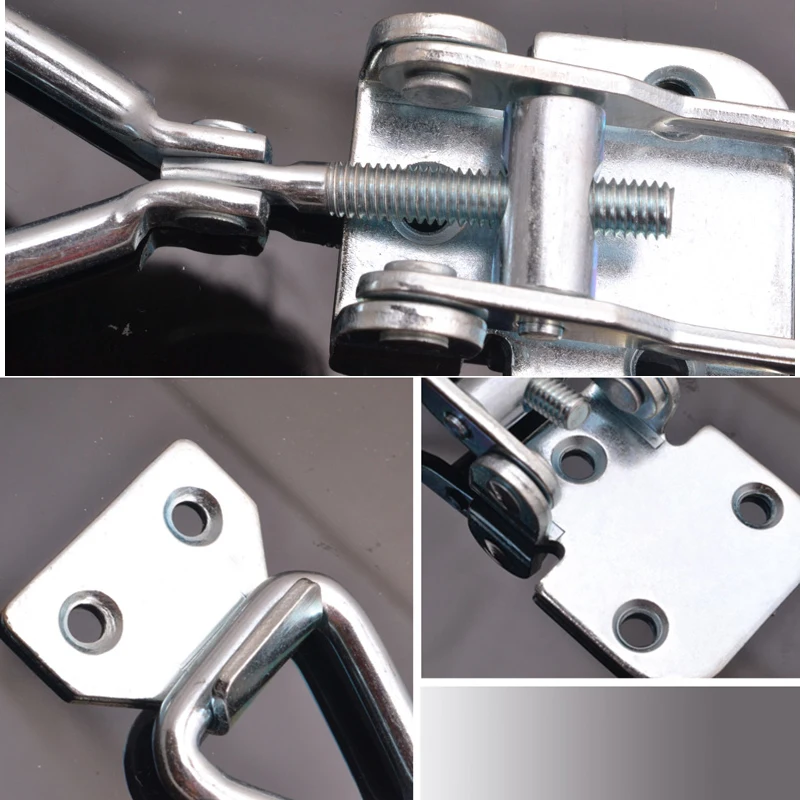 Регулируемая Рычажная защелка с голубым цинковым покрытием 2 шт. максимальная