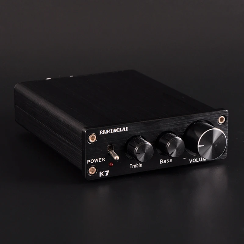 PJ. MIAOLAI K7 HiFi 2,0 цифровой усилитель мощности для компьютерных наушников Высококачественный Многофункциональный и простой в эксплуатации