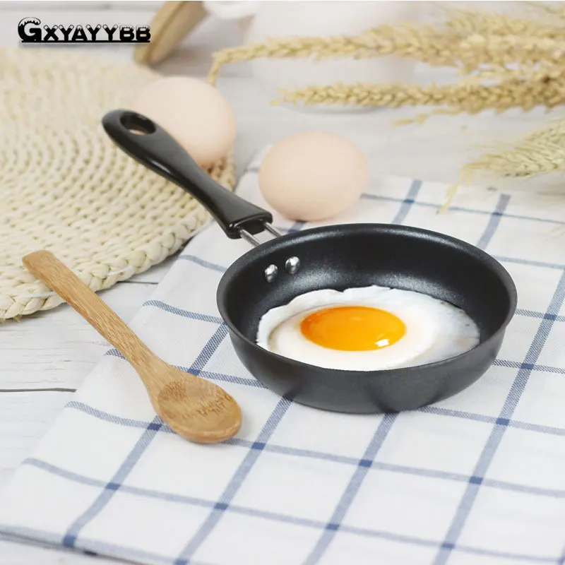 Сковорода чугунная антипригарная для жарки яиц 1 шт. 12 см|pan cast iron|mini egg frying panfrying pan |