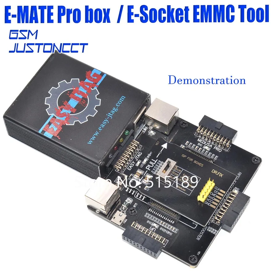 E mate box Emate pro электронная розетка EMMC инструмент 6 в 1 без weldin BGA 153/169 162/186 529 221 + SD ридер