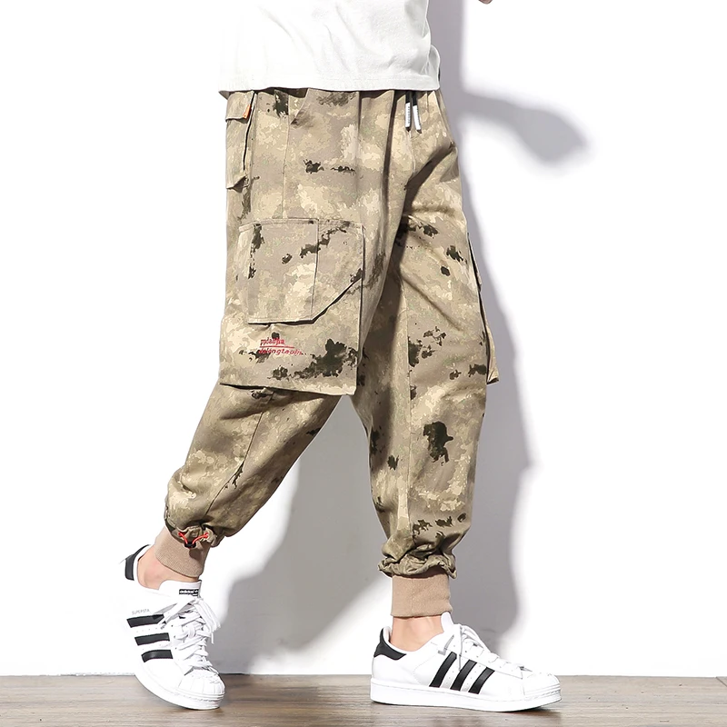 Брюки карго мужские тактические хлопок камуфляж стиль милитари уличная одежда