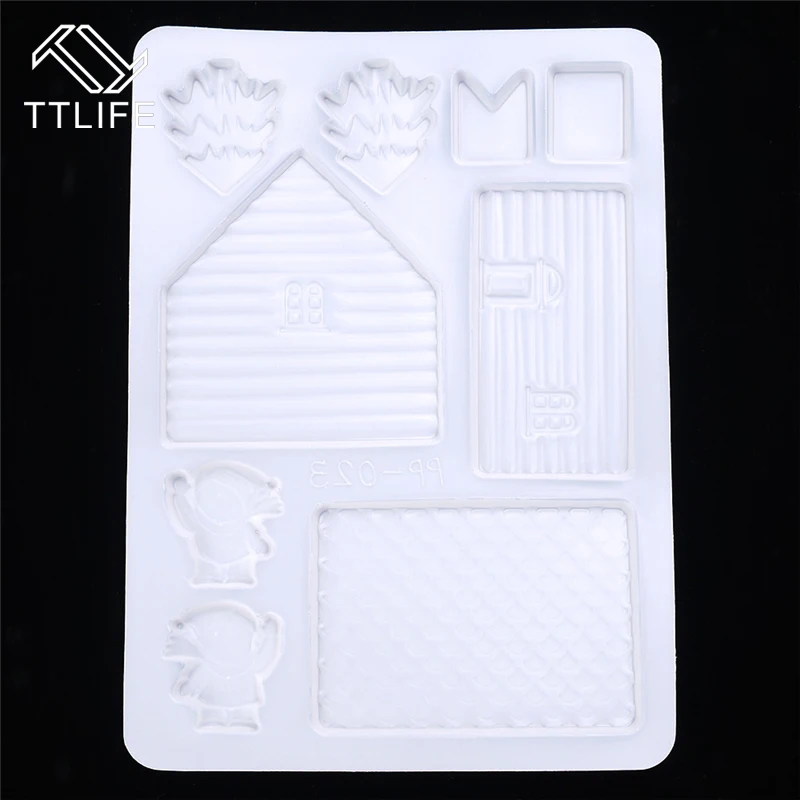 TTLIFE Новинка DIY блистерная полипропиленовая шоколадная силиконовая помадная