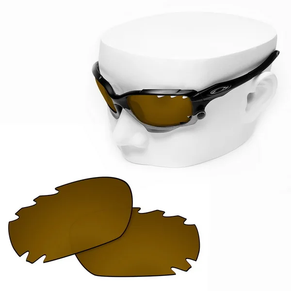 Peach Gold OOWLIT поляризованные Сменные линзы для-Oakley Jawbone вентилируемый солнцезащитные очки - Цвет линз: Peach Gold