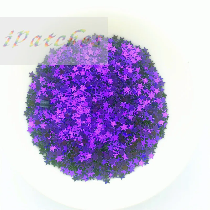 Пайетки для дизайна ногтей 20 г 3 мм|star sequins|paillettes sequinssequins for nails |