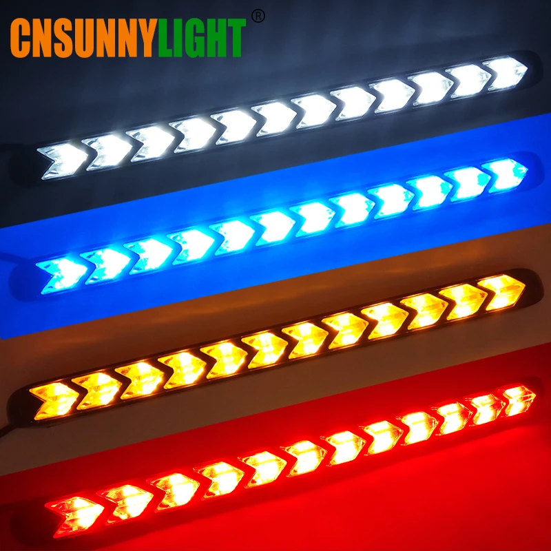 CNSUNNY светильник, водонепроницаемый стрелочный светодиодный DRL последовательный сигнал поворота для автомобиля, Белый Передний дневной ходовой светильник, янтарная лампа, Стайлинг, DC 12 В
