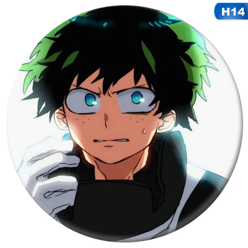 1 шт. аниме мой герой Academy значок косплея мультфильм Boku No Hero Academy брошь на булавке коллекция izku сумки Значки для рюкзаков