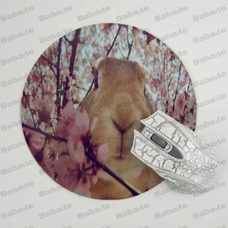 Babaite Custom Skin Cute bunny индивидуальные коврики для мыши компьютера Аниме Коврик и