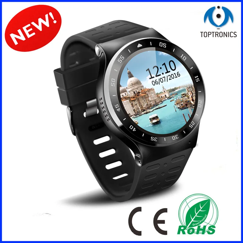Самый уникальный дизайн круглые Смарт часы с android 5 1 3G WIFI GPS 512MB RAM 4G/8GB ROM Поддержка