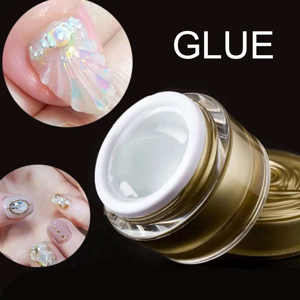 

NOQ Professional Transparent Clear Gel Sheel Nails Crafts Decor Tools Super Sticky UV Gel Nail Polish Glue Crystal Adhesives