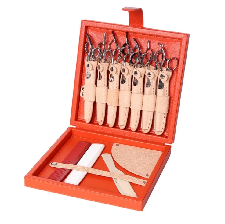 Парикмахерский чехол из натуральной кожи 7 шт. Органайзер|bag multifunction|bag bagbag large capacity