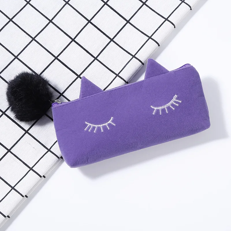 1 шт. кавайный чехол для карандаша плюшевая в форме кошки подарок Хэлло Китти