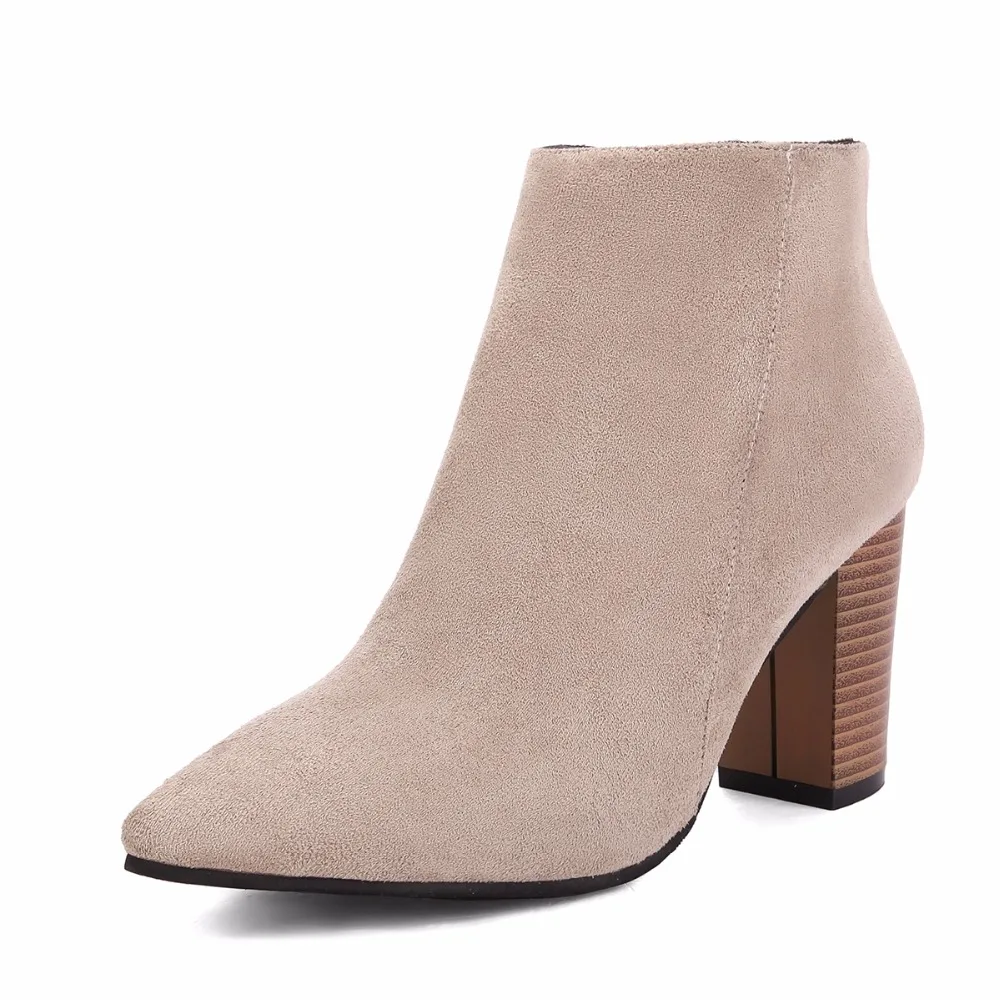 Новинка 2017 года Для женщин Оксфорд Ботильоны осенние пикантные