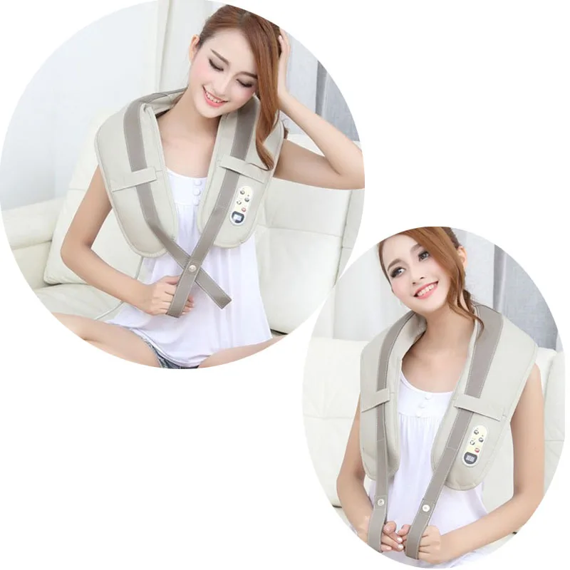 Массажная шаль. Массажный пояс для шеи и плеч накидка массажный инструмент.