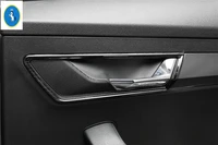 car interior decoration parts inside door handle pull bowl frame cover trim fit for skoda karoq 2018 2022