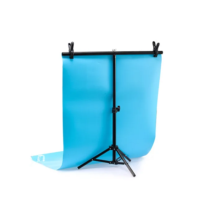Задний фон из ПВХ для фотосъемки металлические фоны с 2 зажимами фотостудии 68X75