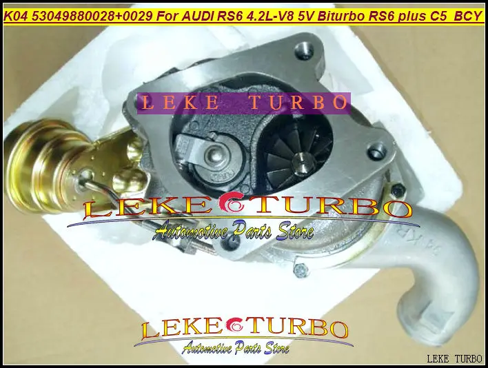 K04 0028 0029 53049880028 53049880029 077145703P 077145703PX 077145703PV турбо для audi RS6 V8 5V Biturbo C5 двигатель BCY 4.2L |