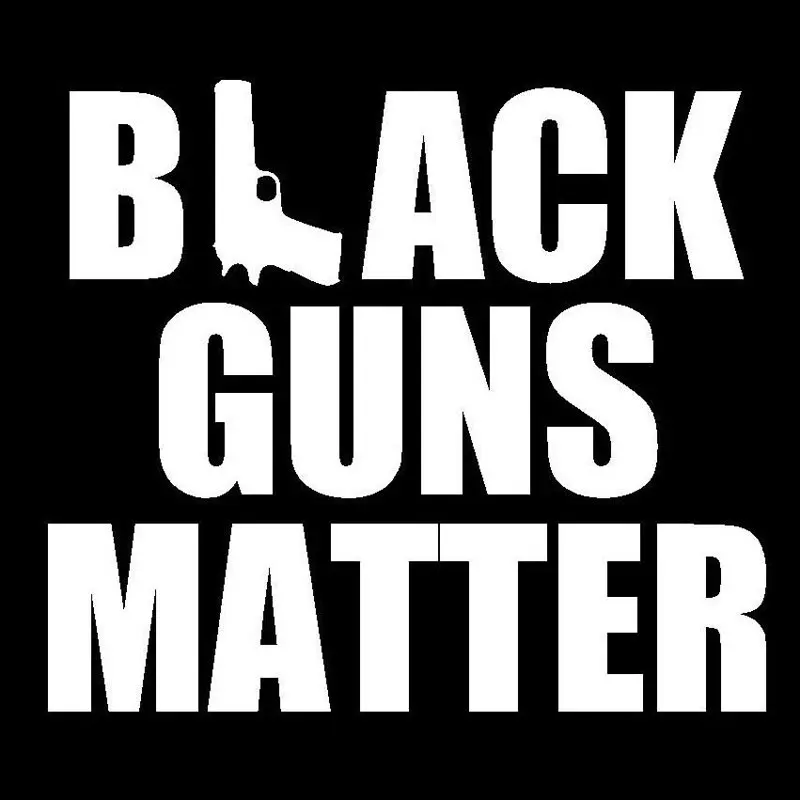 14.2CM*12.7CM 2ND Amendment Gun Vinyl Decal Sticker Funny Car Styling Reflective Accessories Black/Sliver C8-0802 | Автомобили и