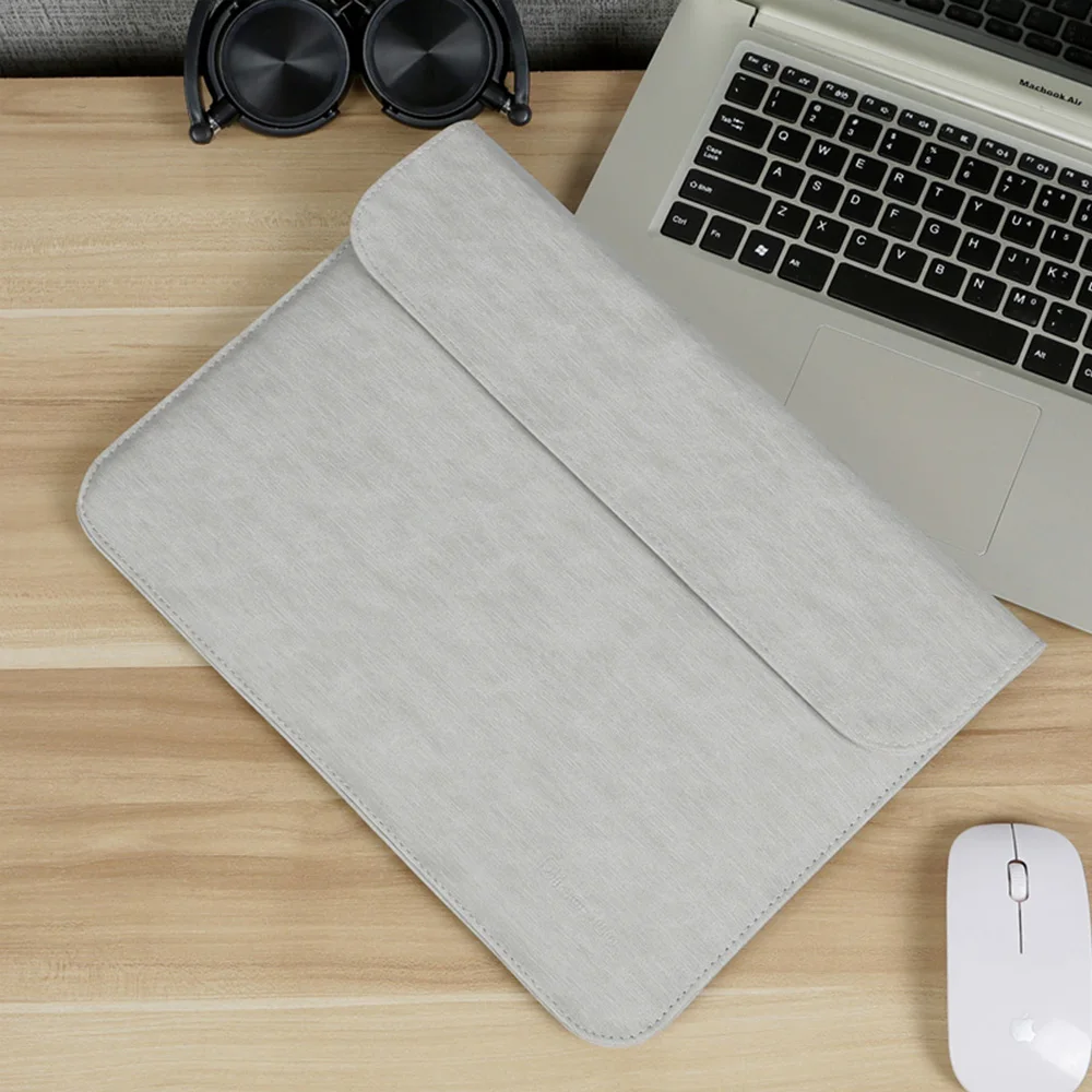 Тонкий чехол из искусственной кожи для ноутбука Dell Asus lenovo Hp Ace 13 14 1 дюймов Mac Macbook Air