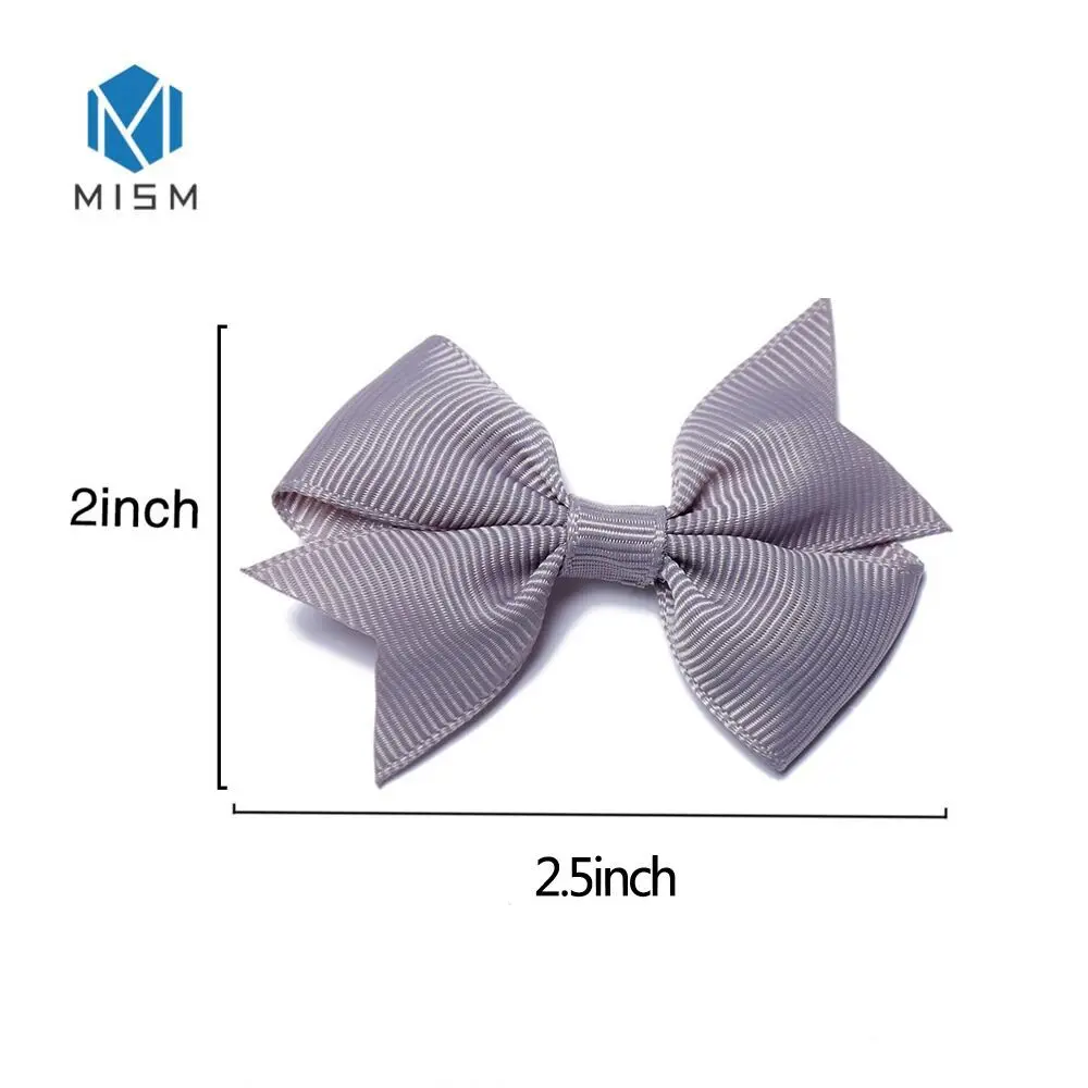 MISM 40 шт./компл. 2 5 &quotПринцесса BB заколки для волос Красочные зажимы девочек бант