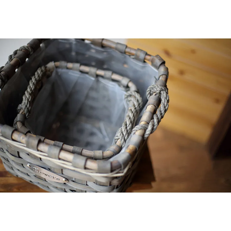 Органайзер для хранения ручной работы из натурального дерева|storage basket|fruit basketwooden
