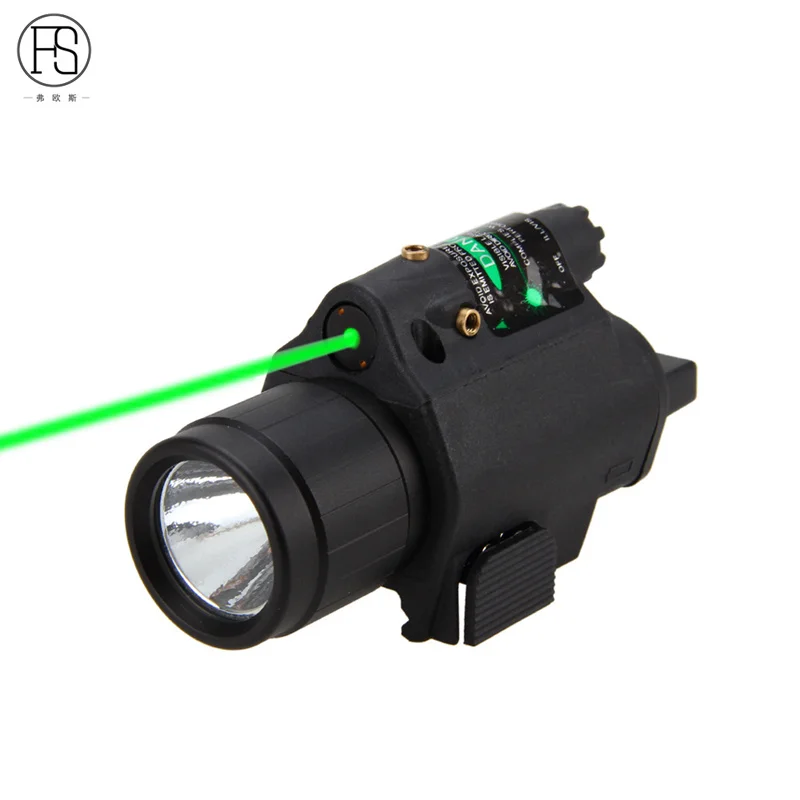2 в 1 светодиодный фонарик CREE Q5 300 лм M6|laser in 1|flashlight pistolled pistol |