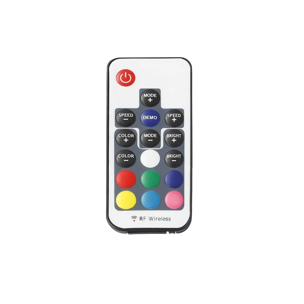 12В IP67 72 Вт вход мини светодиодный RGB контроллер Водонепроницаемый Открытый Беспроводной светодиодный светильник/подземный светильник с 24Key