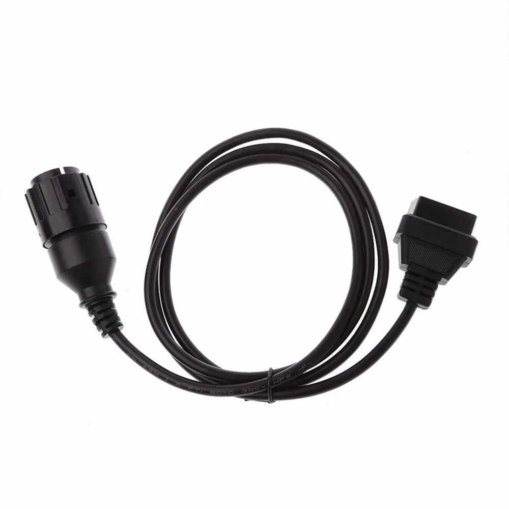 

New 10Pin To 16Pin OBD2 Diagnostic Cable Adapter For BMW ICOM D Motorcycles Car 6pin Connector Extended Cable 150cm