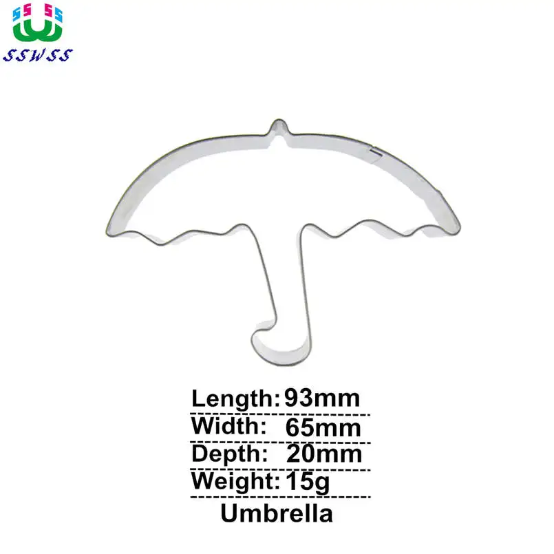 Spacious Multifunctional Umbrella Shape Cake Decorating Fondant Cutters Tools Cookie Biscuit Craft Molds Direct Selling | Дом и сад