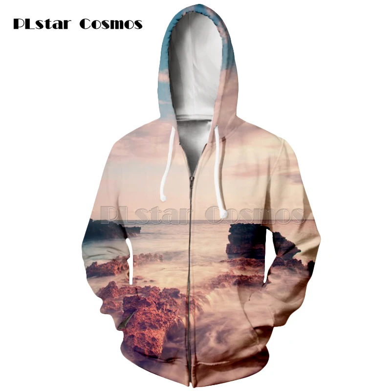 

Fashion Men 3D Landscape Print Hoodies Streetwear Sweatshirt Hip Hop Long Sleeve Top Tracksuit Funny Hoodie With Hood coat