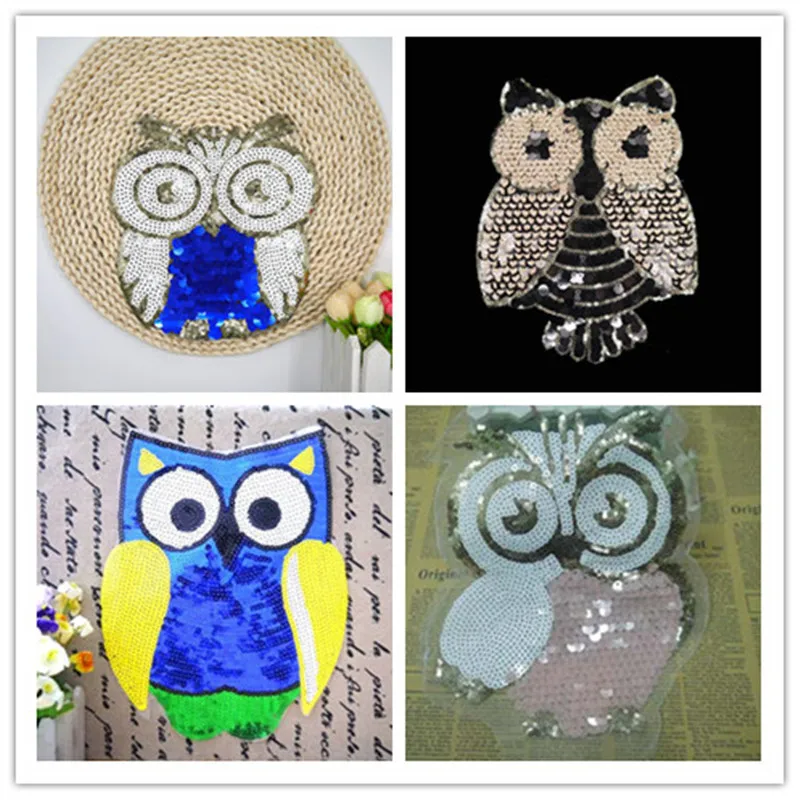 1 шт. Сова расшитая бисером Алмазная вышивка нашивки стикер для рукоделия одежда