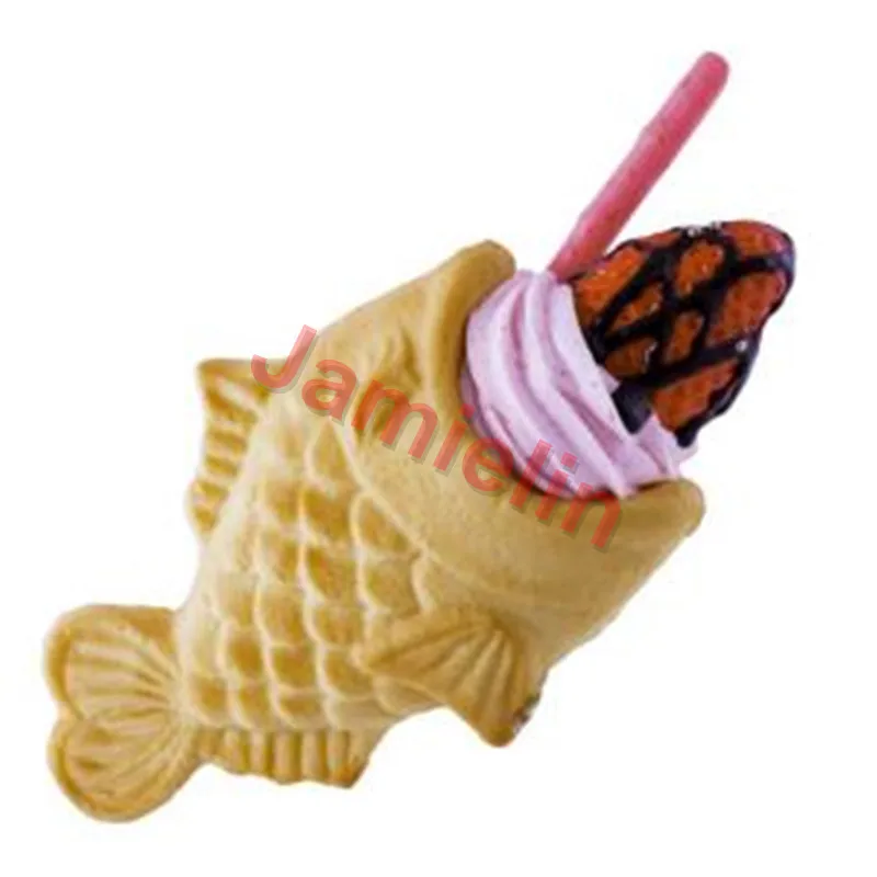 Коммерческая Машина Taiyaki в японском стиле из нержавеющей стали виде рыбы