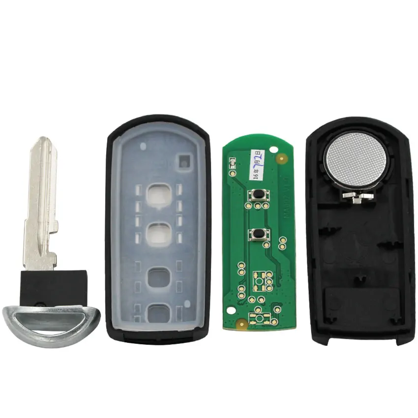 Новая замена 2 кнопки дистанционного ключ управления брелок 434 МГц с 49 чип ID49 для