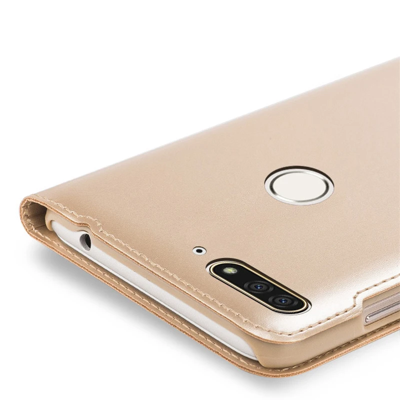 Чехол для Huawei Honor 7C 5 7 дюйма Роскошный чехол из искусственной кожи с откидной