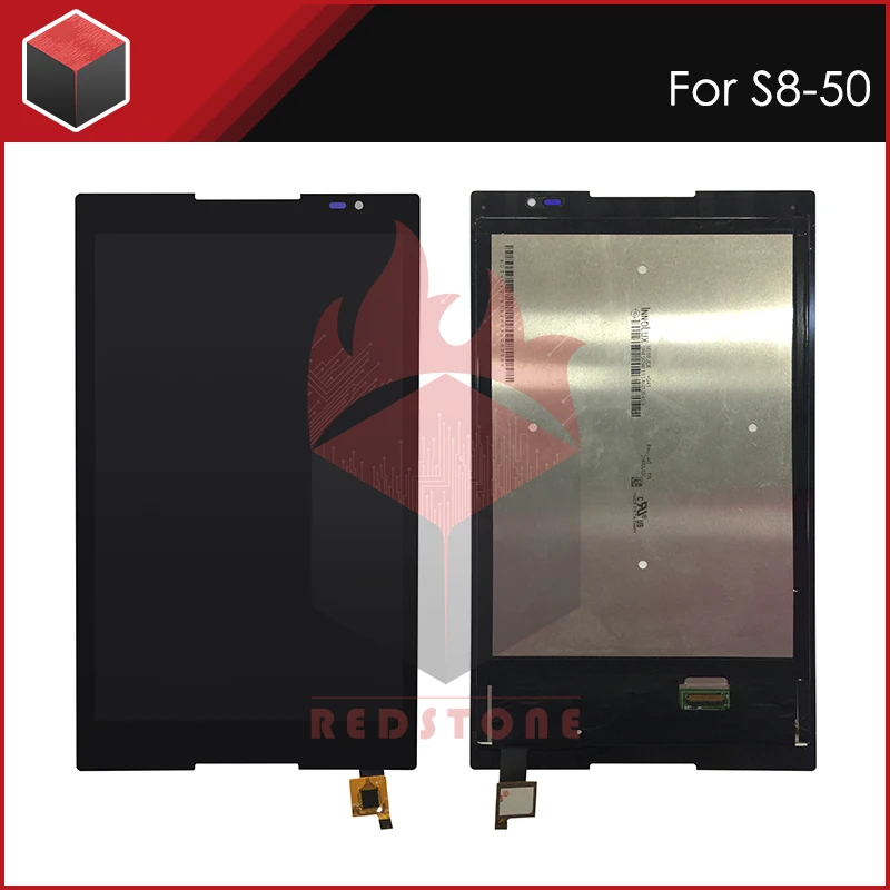 Redstone для Lenovo Tab S8-50F S8-50L S8-50LC ЖК-дисплей сенсорный экран дигитайзер стекло в сборе