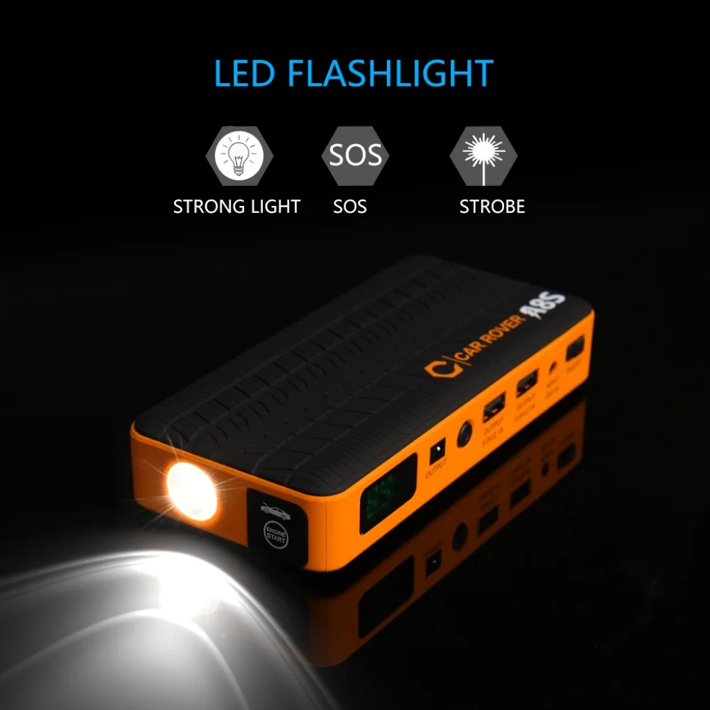 Автомобильное зарядное устройство стартер для скачка многофункциональный