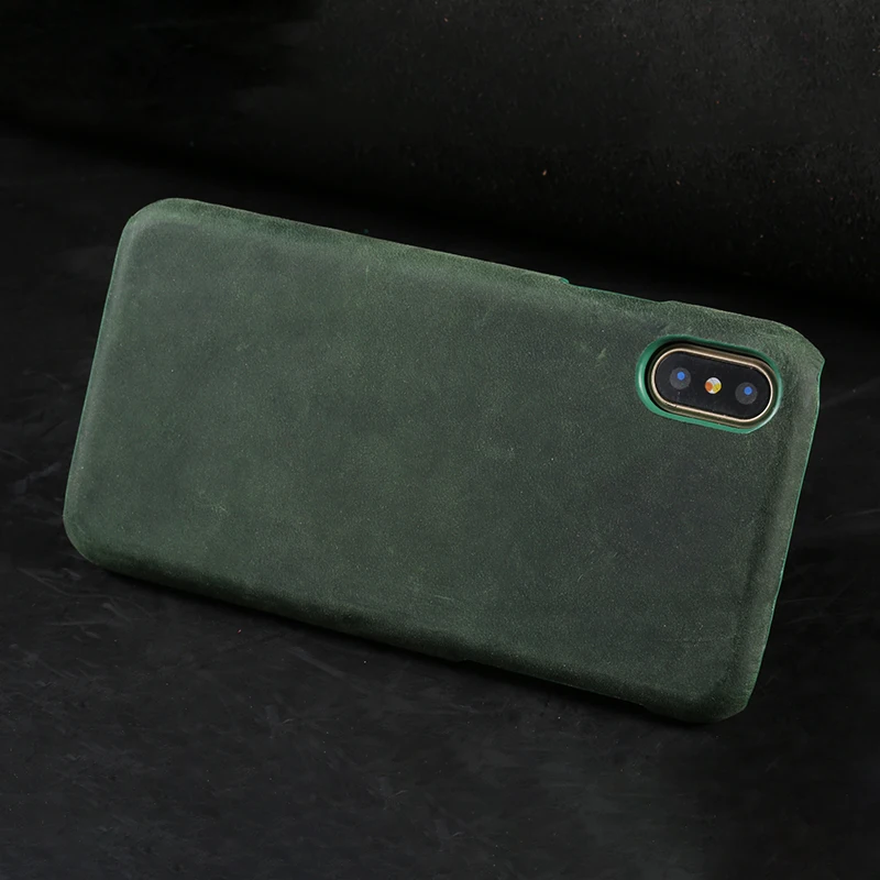 Чехол для телефона для iPhone 11 pro 11 11 Pro max Ретро яловая натуральная кожа задняя крышка для iPhone 7 plus 8 plus 6 7 8 X XS max