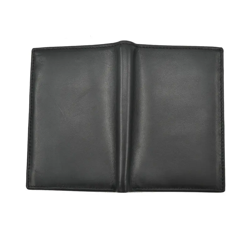 Обложка для паспорта из натуральной кожи черный кошелек воловьей путешествий
