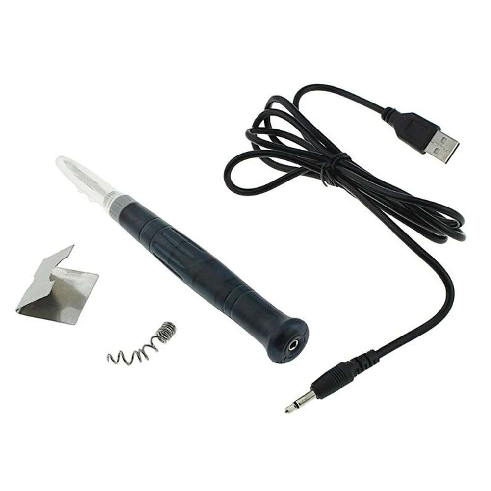 5V 8W Soldering Iron Pen Welding Equipment Button Switch Solder Tip Electric Powered Portable USB | Инструменты