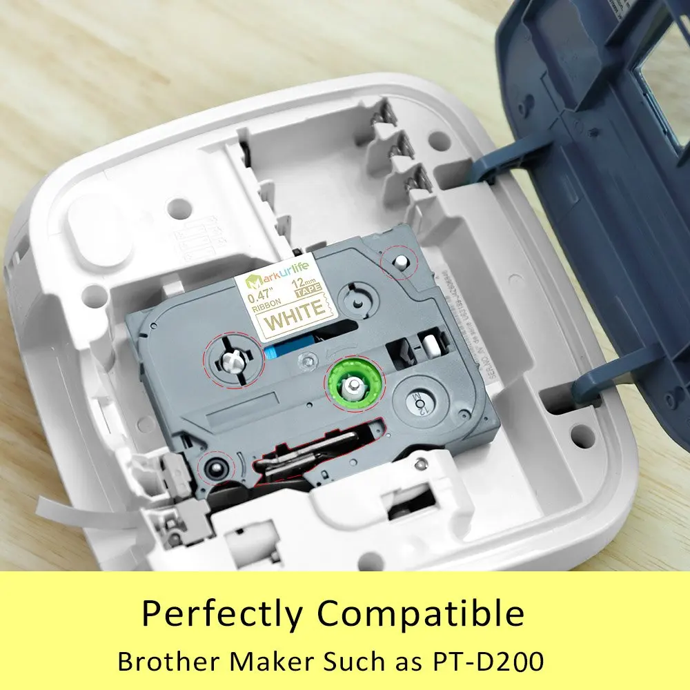 1 pack label Tape Compatible for Brother TZe-R231 TZe-R234 TZe-RE34 TZe-RN34 TZe-RW34 12mm*4m non-adhesive ribbon maker | Компьютеры и
